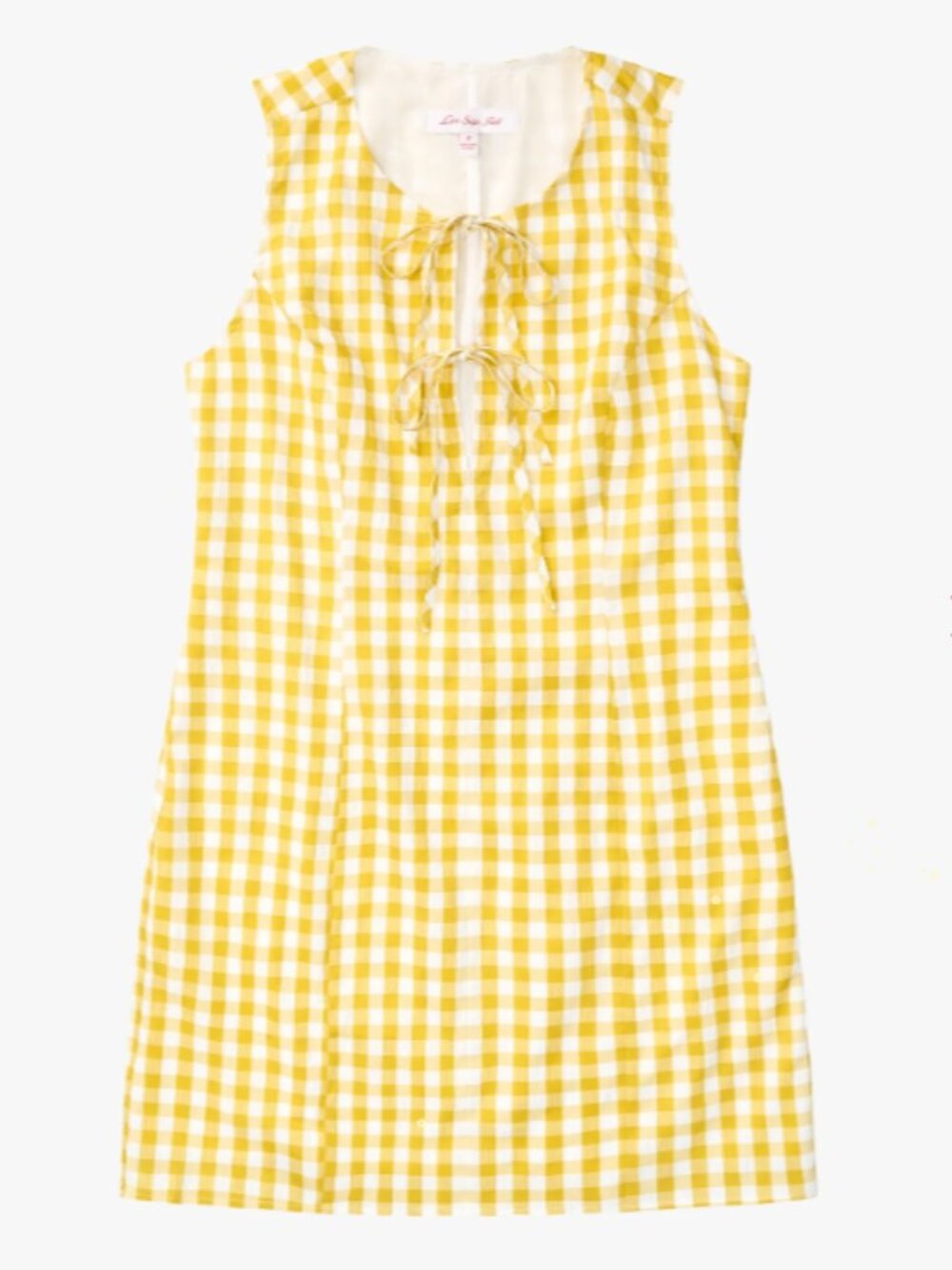 Helen Dress Lisa Says Gah Sunshine Yellow Gingham - Picture 3 of 5